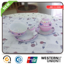 6PCS Porcelain Tableware for Children